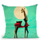 Giraffe 6000 Sq Throw Pillow By Ali Gulec