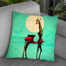 Giraffe 6000 Sq Throw Pillow By Ali Gulec