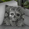 Lace Skull Throw Pillow By Ali Gulec