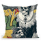 Lady Cushion Throw Pillow By Ali Gulec