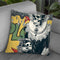 Lady Cushion Throw Pillow By Ali Gulec