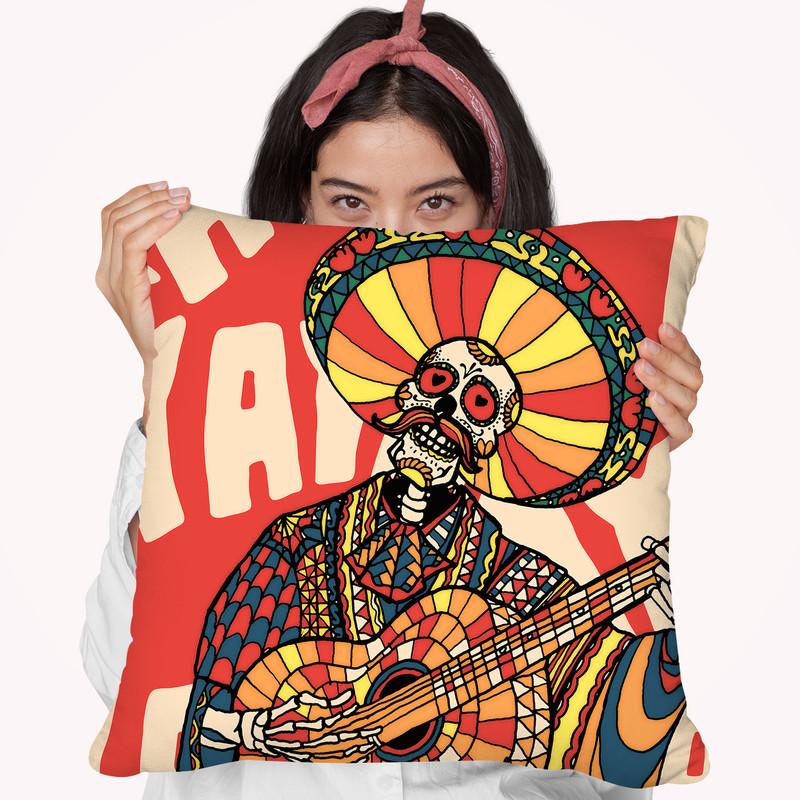 Mariachi Throw Pillow By Ali Gulec