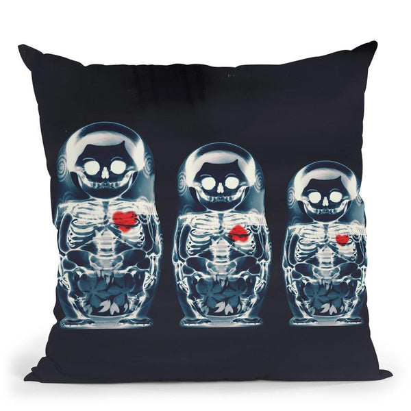 Nesting Doll Sq Throw Pillow By Ali Gulec