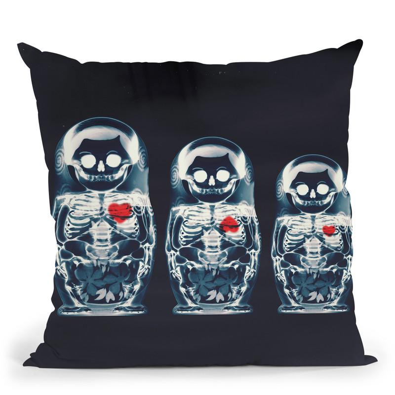 Nesting Doll Sq Throw Pillow By Ali Gulec