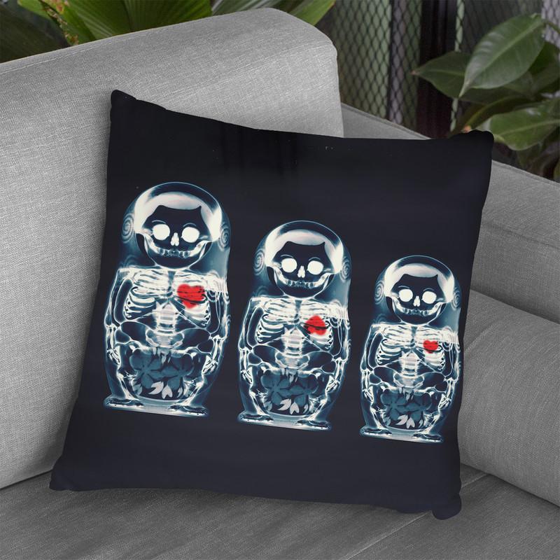Nesting Doll Sq Throw Pillow By Ali Gulec