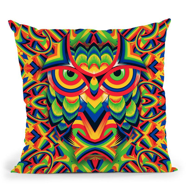 Owl 3 Throw Pillow By Ali Gulec