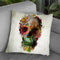 Skull 2 Sq Throw Pillow By Ali Gulec