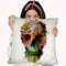 Skull 2 Sq Throw Pillow By Ali Gulec