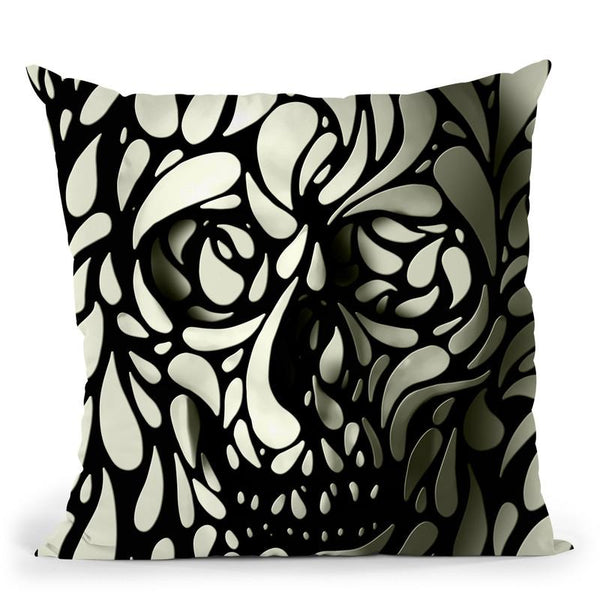 Skull 4 Throw Pillow By Ali Gulec