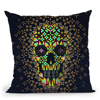 Skull 6 Throw Pillow By Ali Gulec