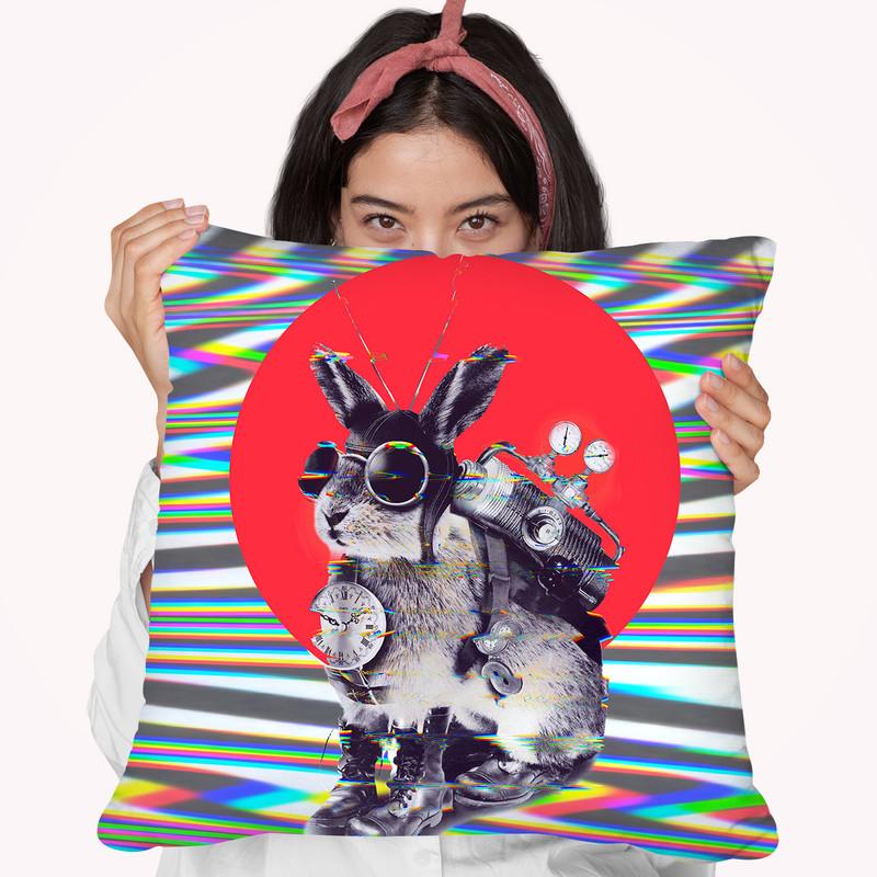 Time Traveller Throw Pillow By Ali Gulec