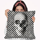 Wicker M Throw Pillow By Ali Gulec