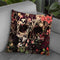 Bloom Skull Throw Pillow By Ali Gulec