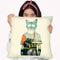 Cool Cat Throw Pillow By Ali Gulec
