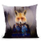 Cool Fox Throw Pillow By Ali Gulec