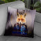 Cool Fox Throw Pillow By Ali Gulec