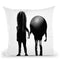 Couple Sticker Throw Pillow By Ali Gulec