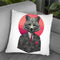 Fox Sticker Throw Pillow By Ali Gulec