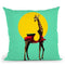 Giraffe Throw Pillow By Ali Gulec