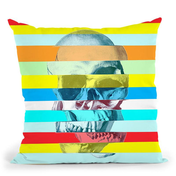 Glitch Dikey Throw Pillow By Ali Gulec