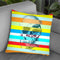 Glitch Dikey Throw Pillow By Ali Gulec