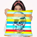 Glitch Dikey Throw Pillow By Ali Gulec