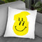 Glitch Smiley Throw Pillow By Ali Gulec