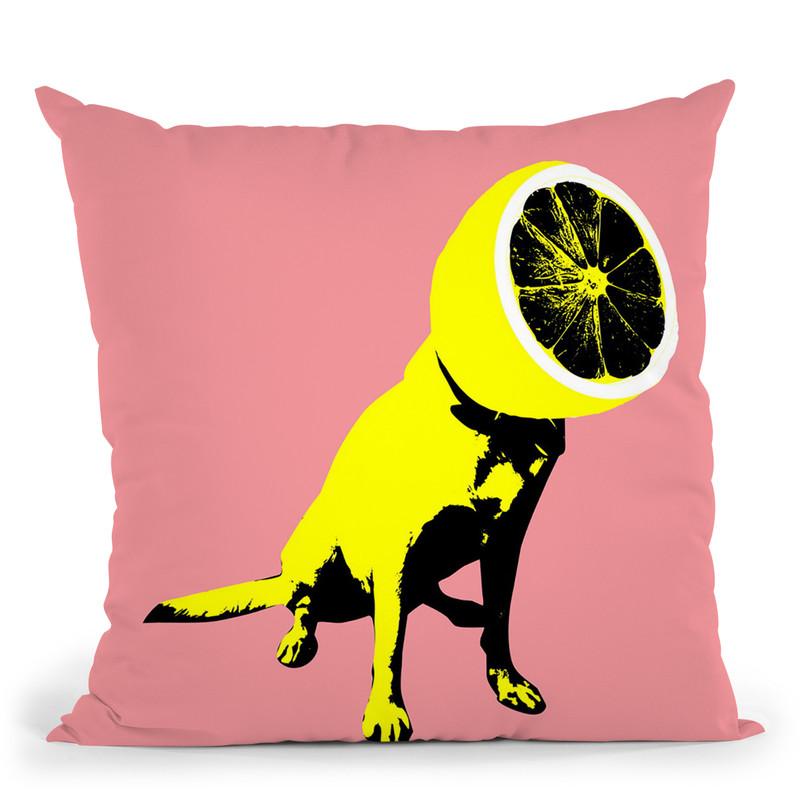 Lemon Throw Pillow By Ali Gulec
