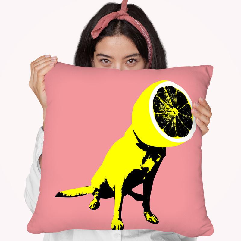 Lemon Throw Pillow By Ali Gulec