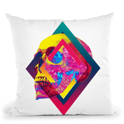 Lifeful Skull Throw Pillow By Ali Gulec