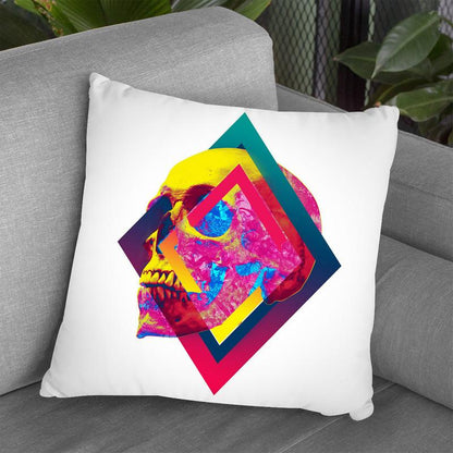 Lifeful Skull Throw Pillow By Ali Gulec