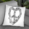 Peace Sticker Throw Pillow By Ali Gulec