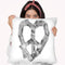 Peace Sticker Throw Pillow By Ali Gulec
