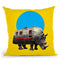 Rhino I Throw Pillow By Ali Gulec