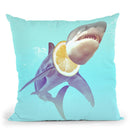 Shark Throw Pillow By Ali Gulec