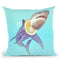 Shark Throw Pillow By Ali Gulec