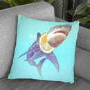 Shark Throw Pillow By Ali Gulec