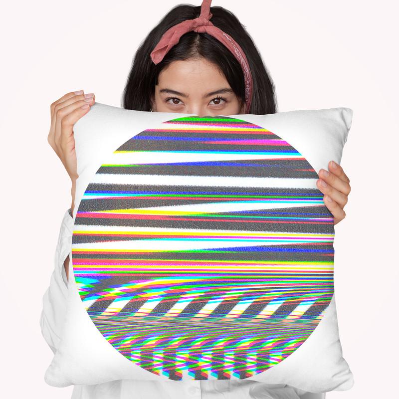 Signal Throw Pillow By Ali Gulec