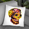 Skull V Throw Pillow By Ali Gulec
