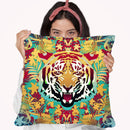 Tiger Throw Pillow By Ali Gulec