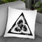 Triangle Stciker Throw Pillow By Ali Gulec