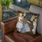 The Daughters Of Catulle Mend�s, Huguette Throw Pillow By Auguste Renoir