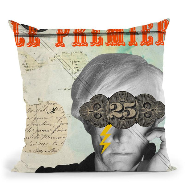 Andy Throw Pillow By Elo Marc - All About Vibe