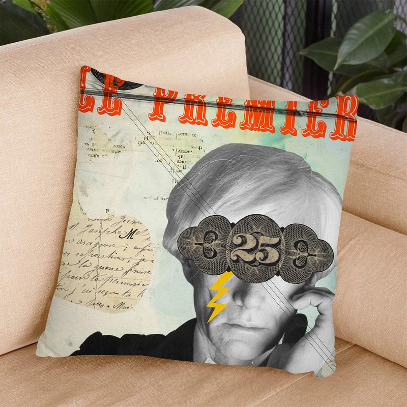 Andy Throw Pillow By Elo Marc - All About Vibe