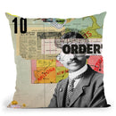 Gandhi Throw Pillow By Elo Marc - All About Vibe