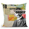 Gandhi Throw Pillow By Elo Marc - All About Vibe