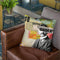 Gandhi Throw Pillow By Elo Marc - All About Vibe