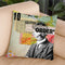 Gandhi Throw Pillow By Elo Marc - All About Vibe