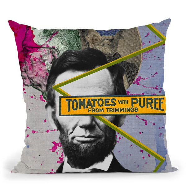 Lincoln Throw Pillow By Elo Marc - All About Vibe