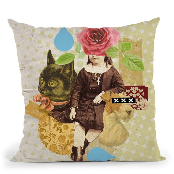 Childhood Throw Pillow By Elo Marc - All About Vibe
